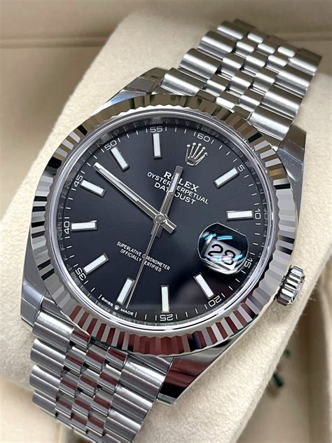 rolex datejust schwarz 41|2022 rolex datejust 41mm.